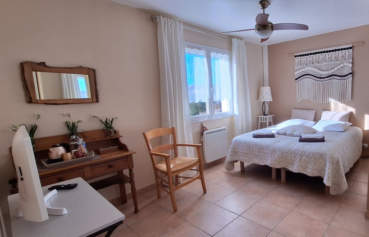 Chambre Cannelle avec lit double